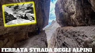 Storica FERRATA Strada degli Alpini🪶