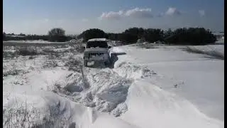 Jeep Cherokee XJ 1989 on snow, amazing abilities !!!!