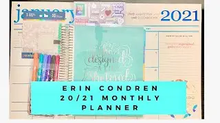Erin Condren 2020 - 2021 Monthly Planner