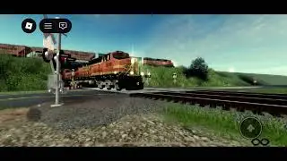Four BNSF trains meet in Galesburg 
