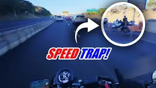 First motorcycle ride in the Honolulu Zipper Lane - Is it really faster?