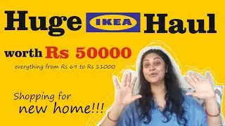 Huge ikea haul!! worth 50k shopping for new home!!! MUST WATCH!!!! ......#ikeaindia #homeessentials
