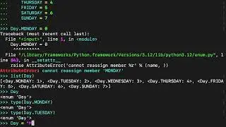 Python's enum - Start Building Enumerations