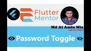 Password Toggle in flutter || Password Toggle in flutter in Bangla | Fluter Bangla Tutorial