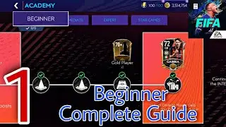 FIFA 21 Mobile | ACADEMY - BEGINNER (1-9) |  Fifa Mobile 21 Gameplay 1 | HZ Gamer