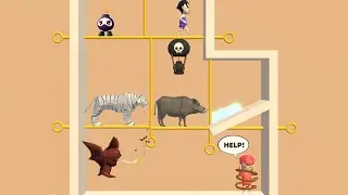 Pin Rescue - Pull the pin game All New Levels Gameplay ( Levels 2018 - 2049 )