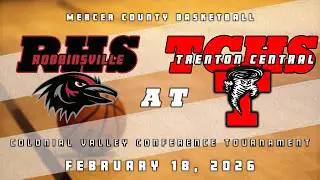 High School Basketball | CVC Tournament | Robbinsville Ravens Boys at Trenton Central 2/12/26
