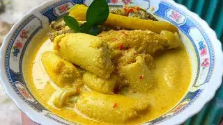 RESEP SAYUR TERUBUK/ TEBUH TELUR SANTAN KUNING