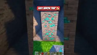 Minecraft Easy Arrow Trap😱 #shorts