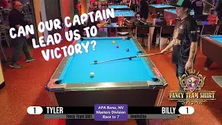 APA League Night | Masters Division | Week 3 Tyler v Billy | 8 Ball and 9 Ball