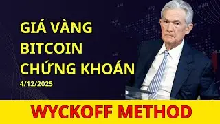 Ph&acirc;n t&iacute;ch gi&aacute; v&agrave;ng v&agrave; bitcoin 4/12/2025 | Wyckoff Method | AKVSA