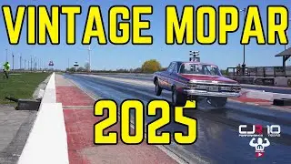 Old School Mopar 2025 Classic Drag Racing Highlights