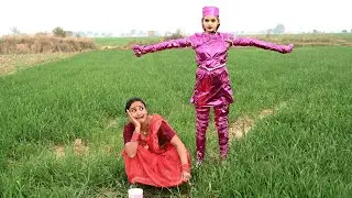 देखिए लैट्रिन करते समय पीछे पड़ गया रोबोट #pagli pagali ke new comedy video