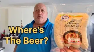 Beer Flavoured Sausage from Lidl