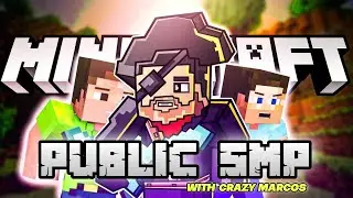 [Hindi] Minecraft Pe Live : PUBLIC SMP AJAO SUB MINECRAFT WALO | CRAZY MARCOS YTG IS LIVE