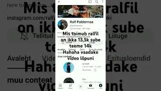 Olge inimesed teeme ralfile 14k sube plis