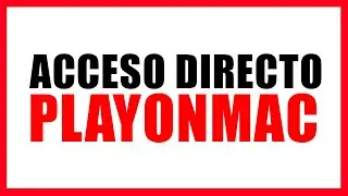 🔥 C&Oacute;MO CREAR UN ACCESO DIRECTO EN PLAYONMAC 2021 ✅ | CREAR ACCESO DIRECTO AMONG US EN MAC 2020 ✅