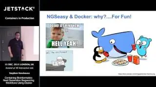 Containing Bioinformatics Next Generation Sequencing Workflows Using Docker