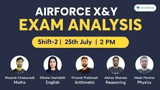 Airforce X&Y Exam Analysis | Shift-2 25th July 2022 | Airforce Complete Paper Analysis