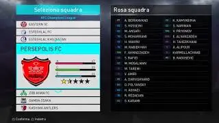 Pes 18 AFC Champions League Teams