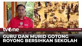 Siswa SMAN 12 Padang Gotong Royong Bersihkan Material Sisa Banjir di Sekolah | Kabar Petang