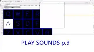 Play sounds - Gaze controlled keyboard with Python and Opencv p.9