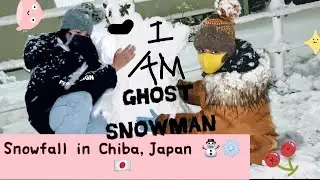 Snowfall In Chiba,Japan 2022 🇯🇵.