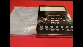 Checking Out Titan Shield and Ultra-Pro 9 Pocket binder pages