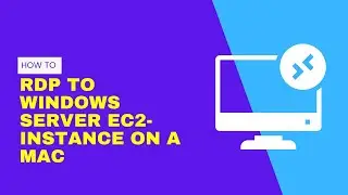 How to RDP to a windows server ec2 from on a mac