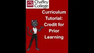 Credit for Prior Learning