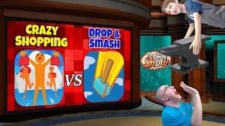 Геймплей и обзор Crazy Shopping vs. Drop & Smash