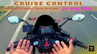 Cruise Control For All Bikes | Throttle Gripper | Installation | On-Road Test #DMY #Motovlogs