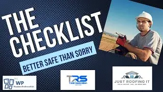 Essential Roofing Checklist: Quality & Peace of Mind for Every Client and your ROOFING CREW!!