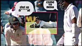 Tim paine and Ravi Ashwin full fight video #AUSvIND