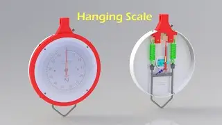 Mechanical Weighing Scale Working Animation | Solidworks