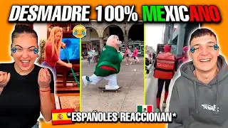 🇪🇸 ESPAÑOLES REACCIONAN a DESMADRE MEXICANO *si te ríes pierdes*😂🇲🇽