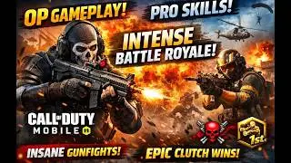 OP Gameplay! 🔥 Intense Gunfight & Pro Skills | Call of Duty Mobile Battle Royale 😱