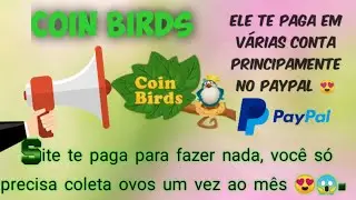Coin Birds🐦 ! GANHE D&oacute;lar No PayPal Gr&aacute;tis 😱 Sem fazer nada s&oacute; coleta ovos de p&aacute;ssaro🐦 😱😍.