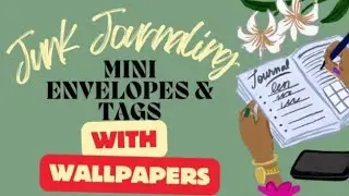 📚JUNK JOURNALING 📚 Envelopes & Tags using Wallpaper.