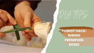Florist Hack: How To Wire Preserved Roses
