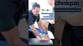 How to treat ankle injuries using Belt Mobilisation #osteopathy #physicaltherapy #anklepain