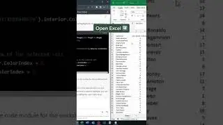 Excel VBA using ChatGPT code #shorts #msexcel #gsheets #excelvba #chatgpt