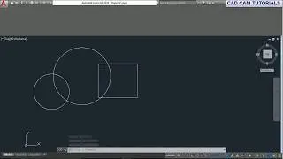 AutoCAD 2018 Tutorial for Beginners   32  HOW TO USE SUBTRACT COMMAND IN AUTOCAD#