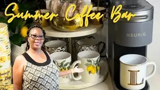 Decorate With Me | How To set up a Coffee Bar