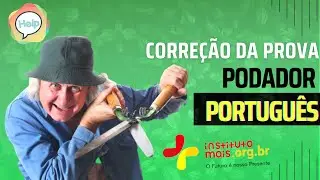 Correção da Prova - Podador - Instituto Mais/2012
