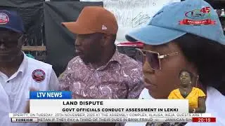 Land Dispute: Government officials conduct assessment in Lekki