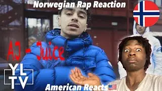 American Reacts to Norwegian Rap! Aj - 