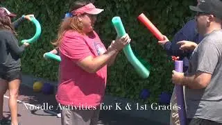 Foam Noodle Activities and Playground Ball Skills