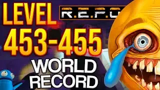 R.E.P.O. Solo World Record Level 453-455 | HUNTSMAN HELPED ME!💀