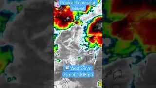 Tropical Depression Jelawat  Weakens #tropicalweather #tropicalcyclone #tropicaldepression